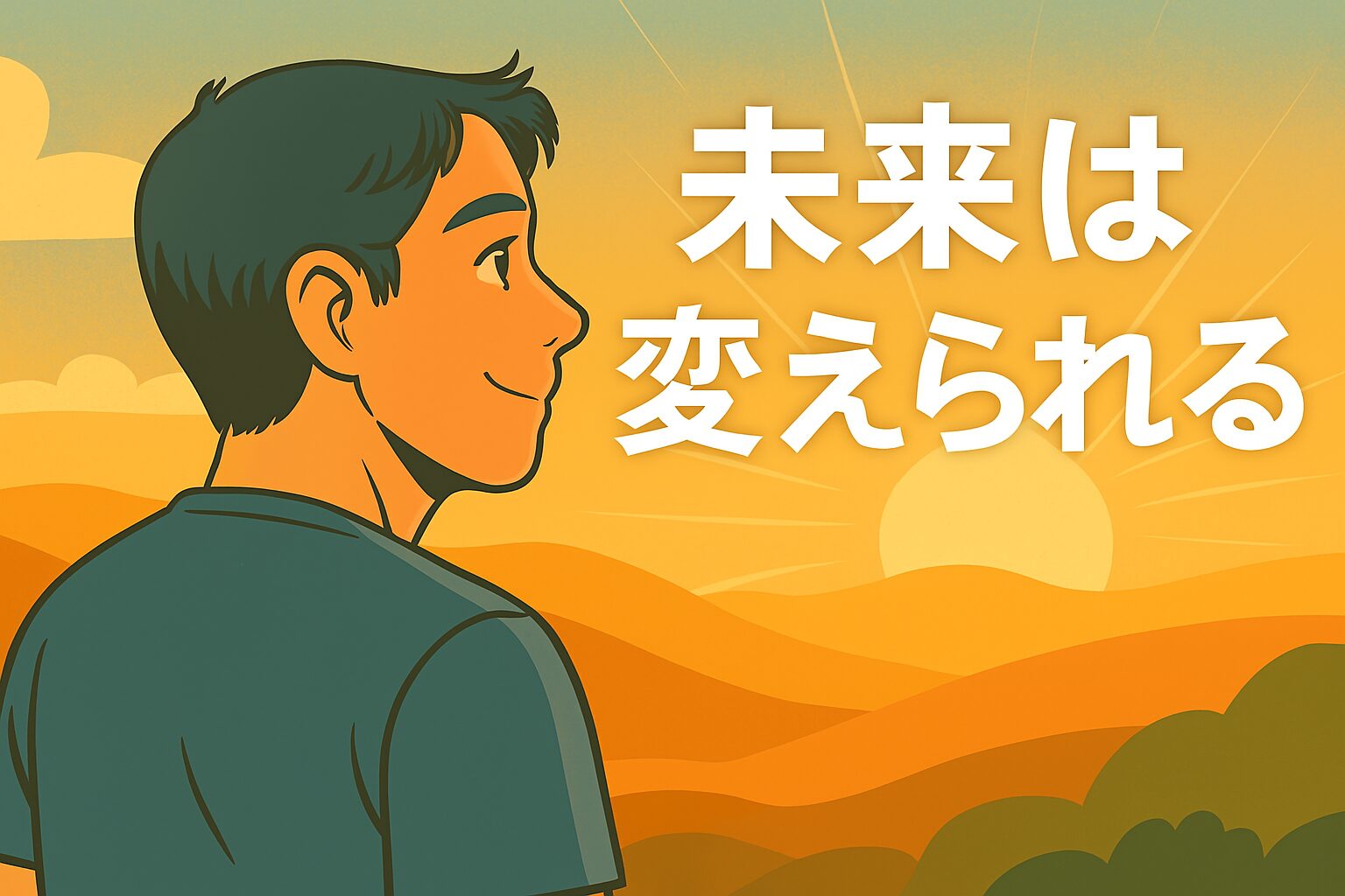 将来の希望を描いている